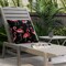 Black Pink Stain Resistant Performance Pet Friendly Novelty Print Upholstery Fabric by The Yard - SKU: Palm Springs Flamingo